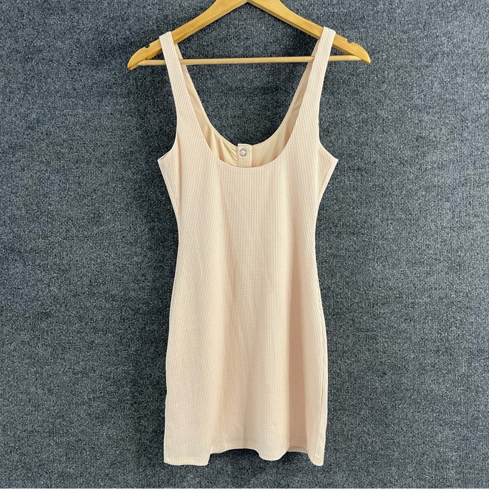 Lovers + Friends Womens Madyson Mini Dress Size Small Nude Sleeveless Beach - Picture 4 of 9